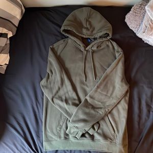 Mens Dark Green H&M hoodie